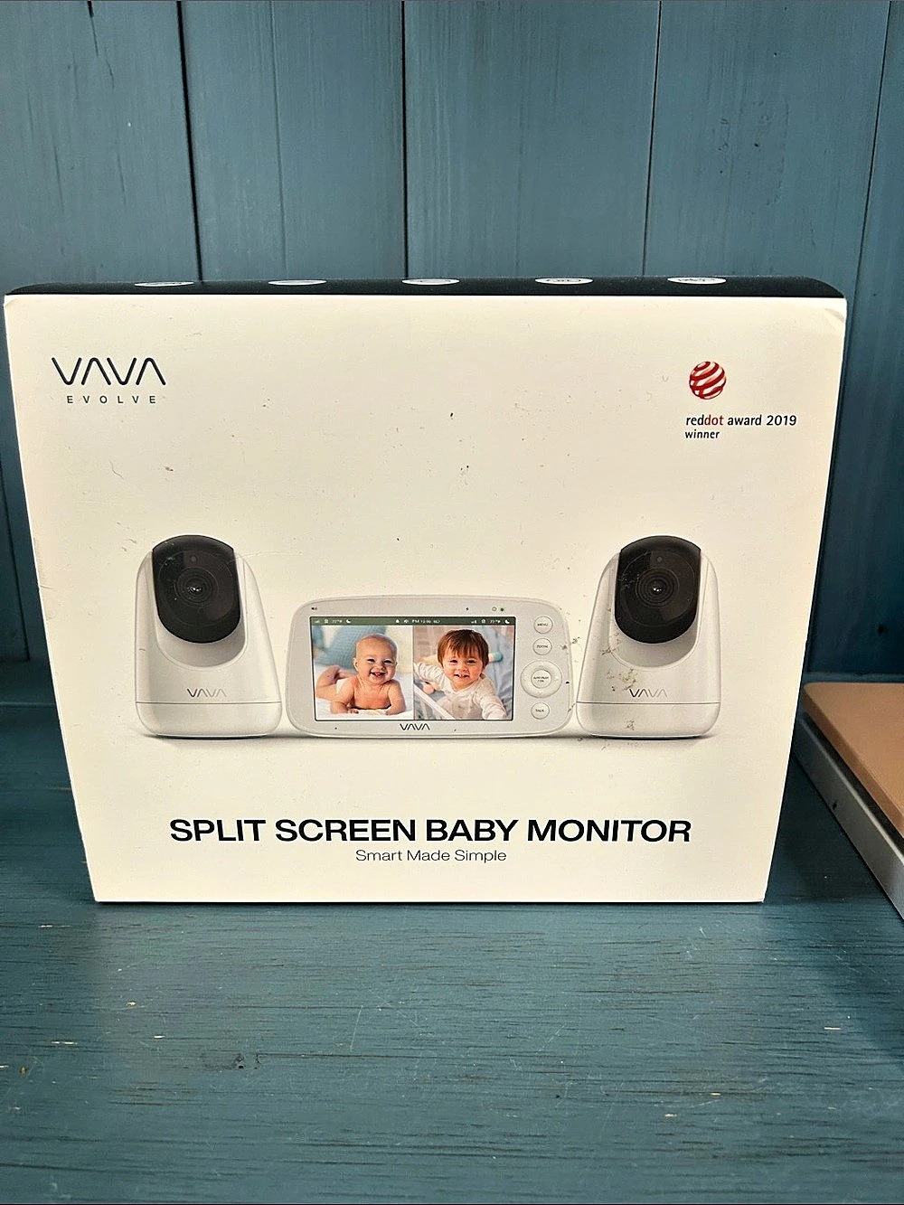 VAVA VA-1100-9 Split Screen Baby Monitor *Cameras Only* White & Black